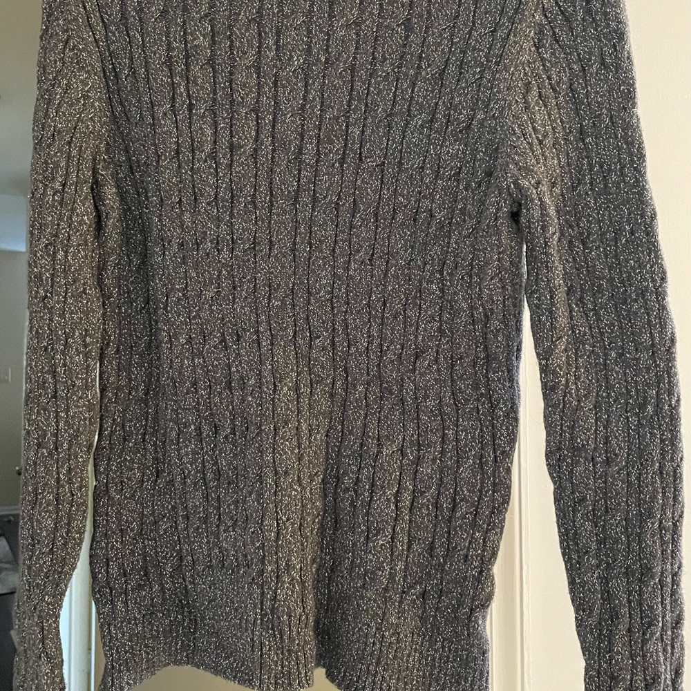 Charter Club Women's Gray Crewneck Sweater - Picture 5 of 5